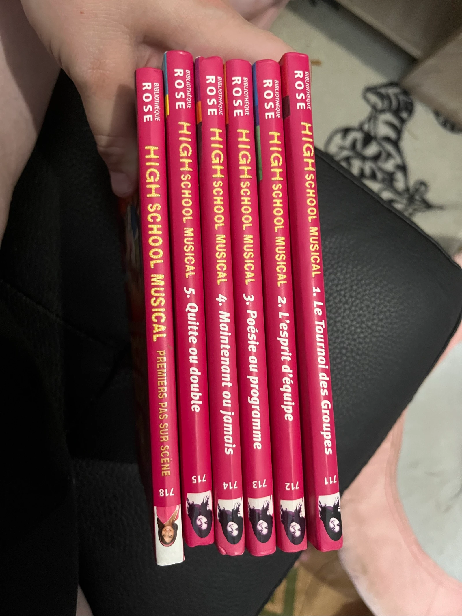 Lot 6 livres Bibliothèque Rose High School Musical